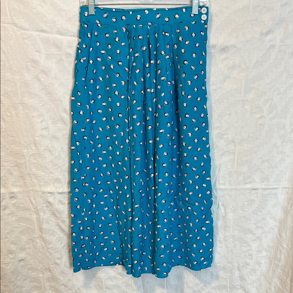 Chaus Vintage Polka Dot Skirt, Size 10